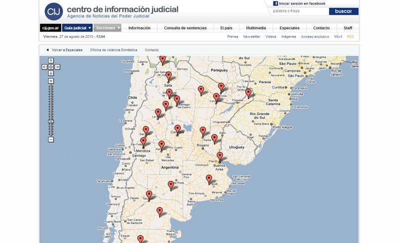 Violencia domstica: el mapa nacional de asistencia a las vctimas, en otro especial del CIJ